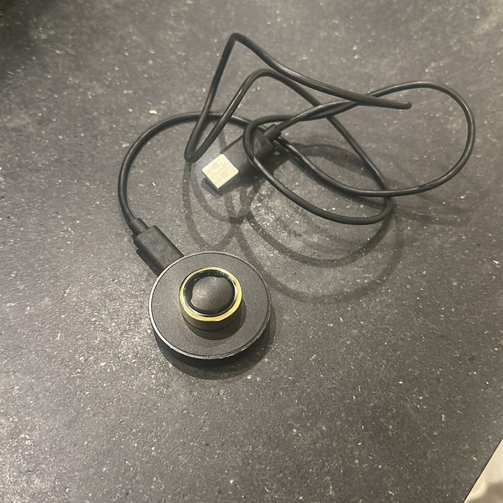 Oura Ring - Gen 3 Horizon (Gold) Size 8 - Picture 3 of 3